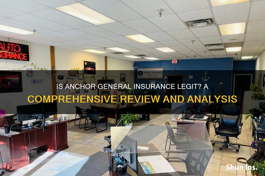 is anchor general insurance legit
