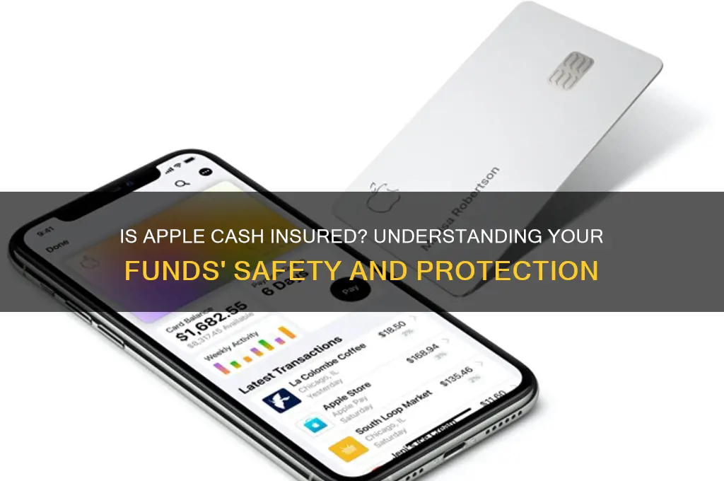 is apple cash insured