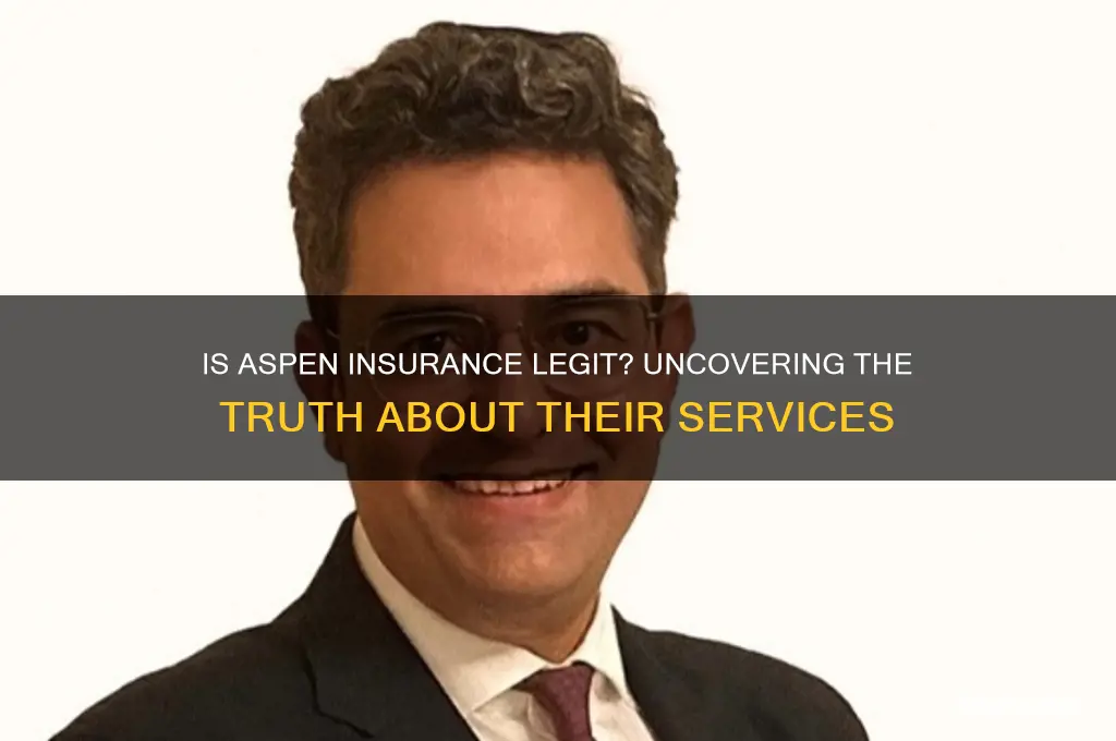 is aspen insurance legit