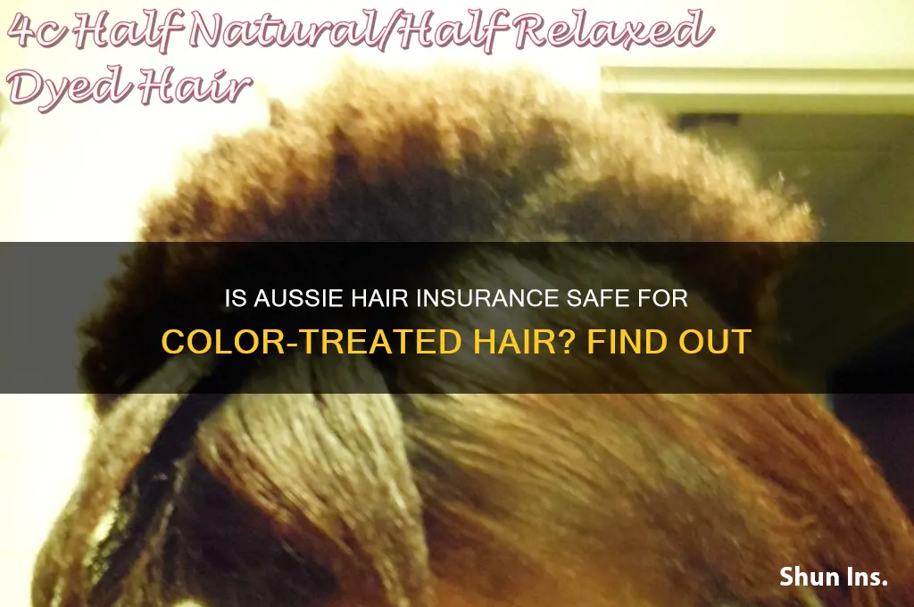 is aussie hair insurance safe for color treated hair