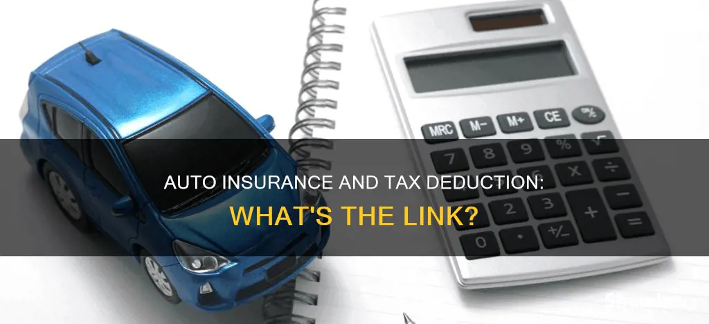 is auto insurance a tax deduction