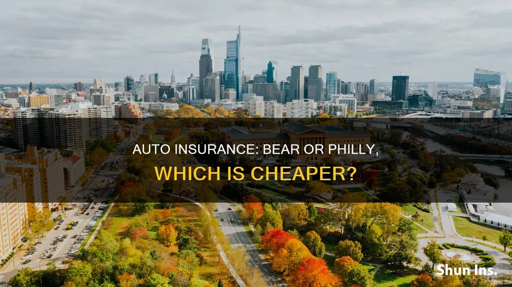 is auto insurance bear delaware cheaper than philly