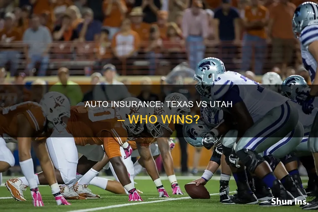 is auto insurance cheaper in Texas than utah