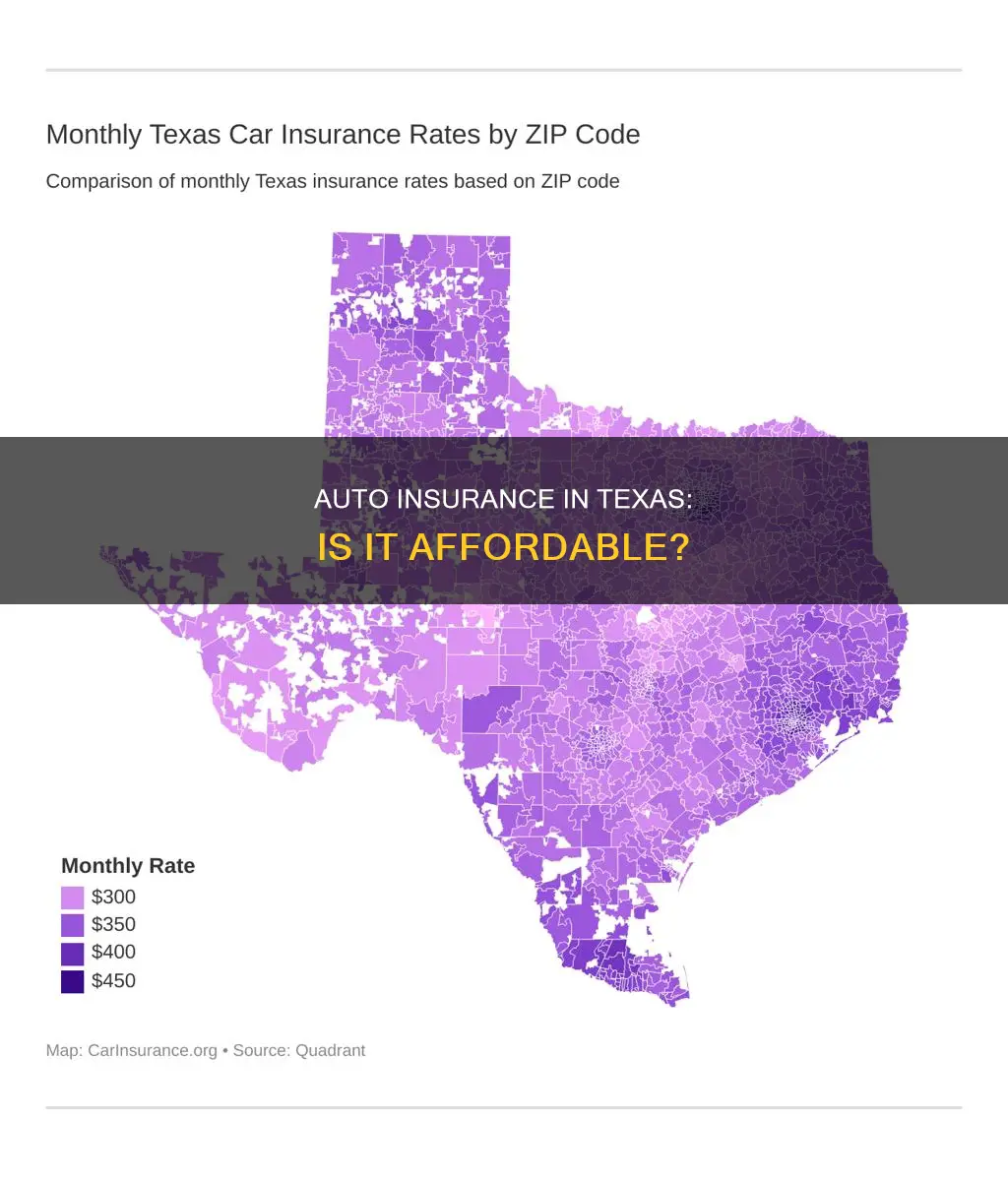 is auto insurance cheaper in Texas