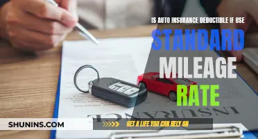 Mileage Rate and Auto Insurance: What's Deductible?