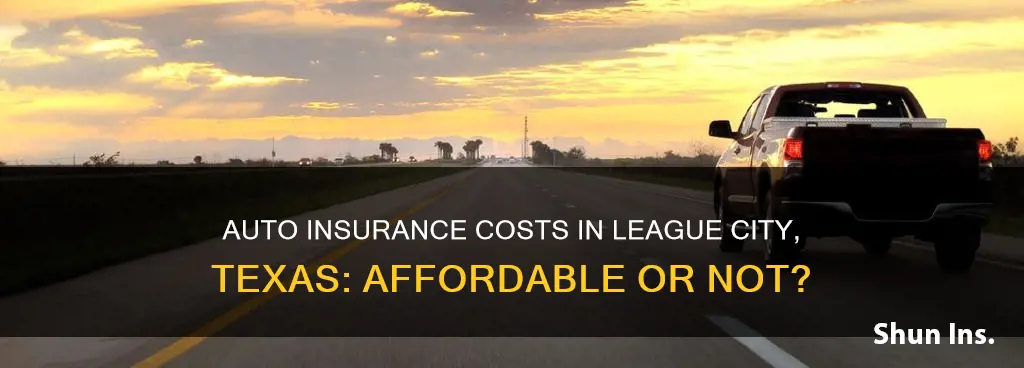 is auto insurance expensive in league city texas