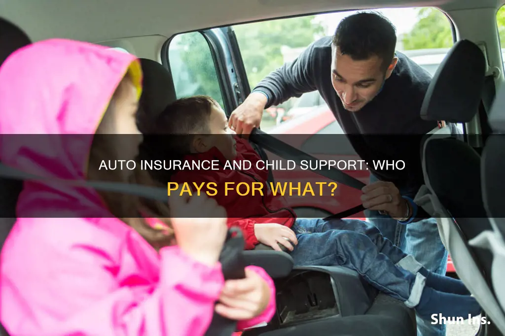 is auto insurance included in child support