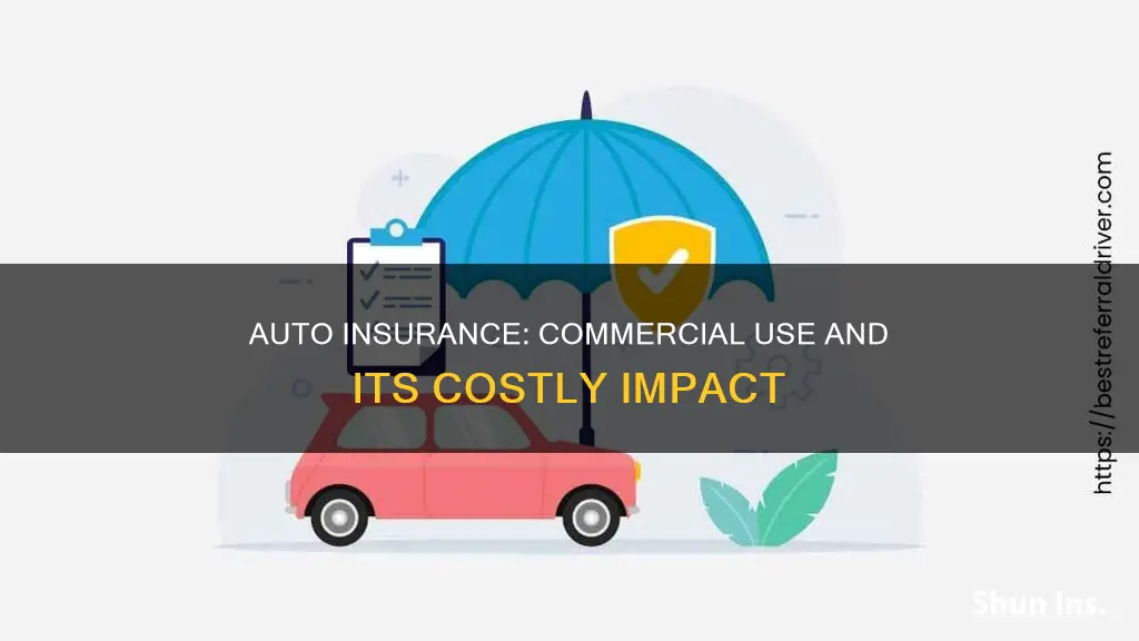 is auto insurance more for commercial use like uber