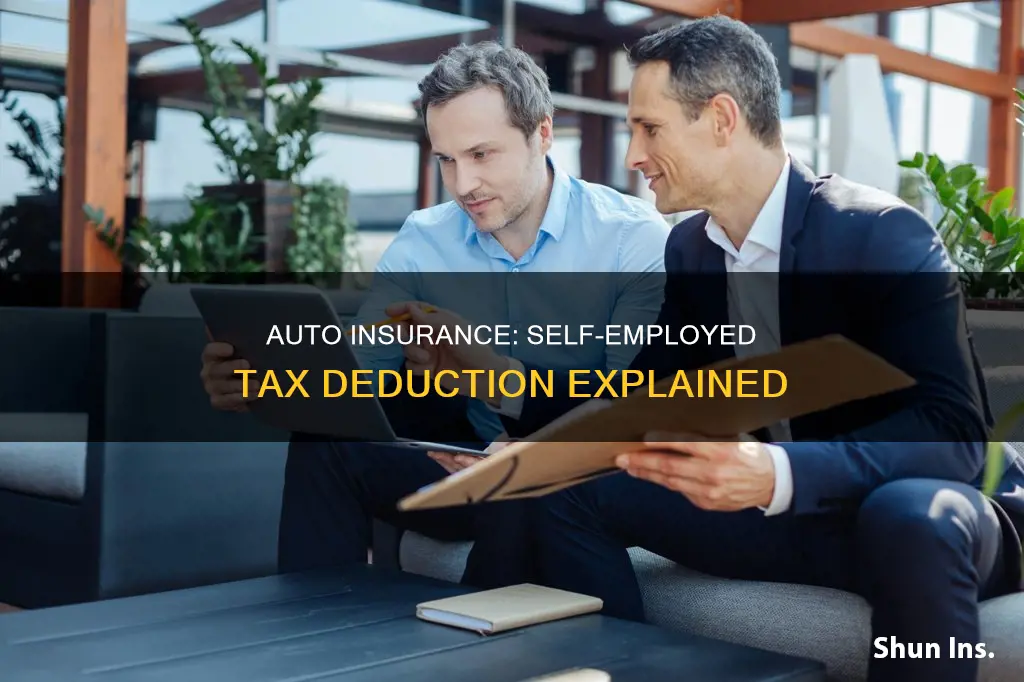 is auto insurance tax deductable for self employef