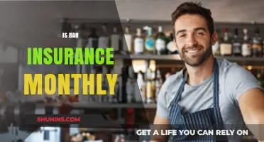 Is Bar Insurance Monthly? Understanding Payment Options for Your Business
