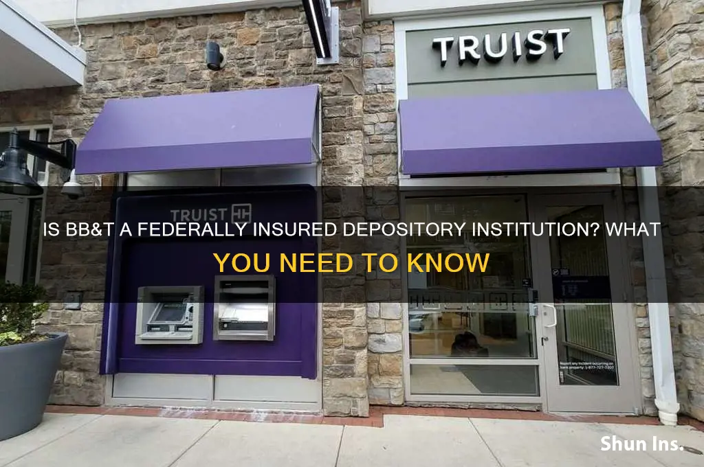 is bb&t a depository institution insured