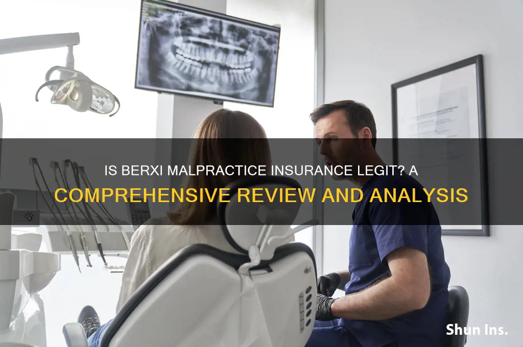 is berxi malpractice insurance legit