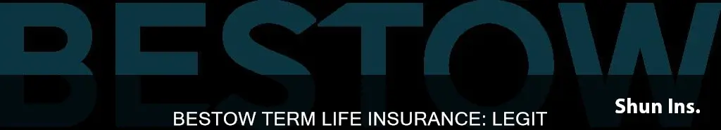 is bestow term life insurance legit