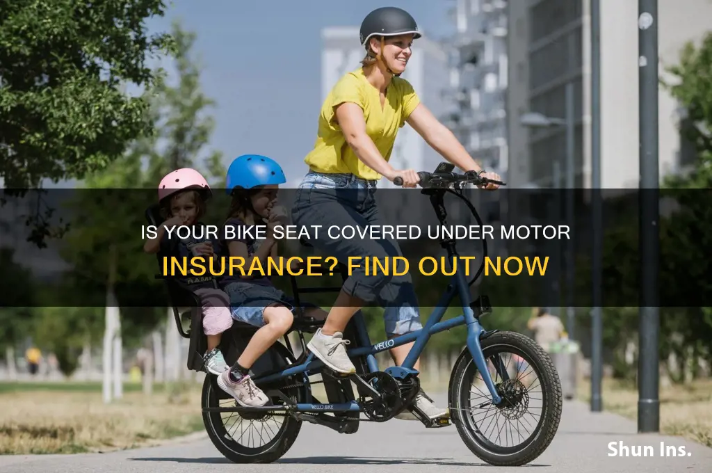is bike seat under motor insurance
