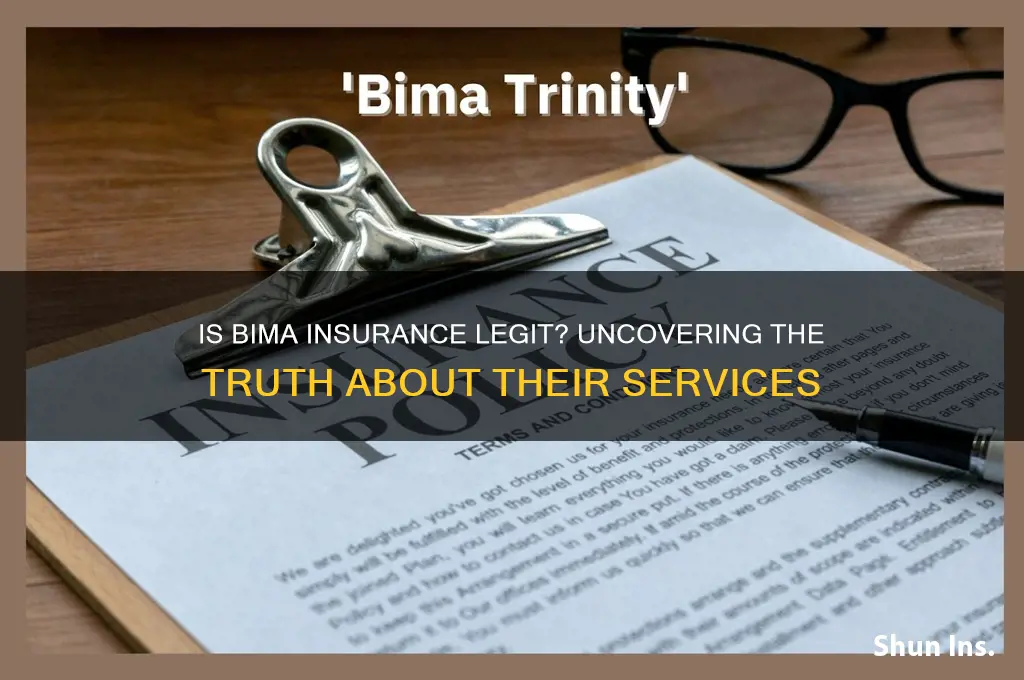 is bima insurance legit