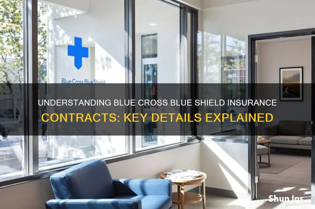 is blue cross blue shield insurance contract