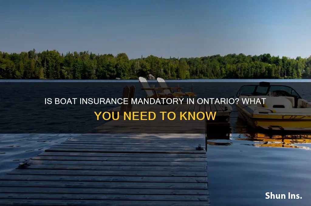 is boat insurance mandatory in ontario