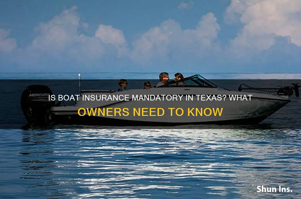 is boat insurance mandatory in texas