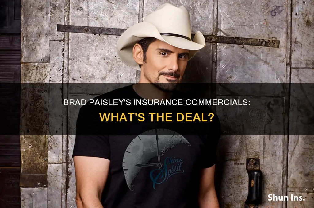 is brad paisley in a insurance commercial