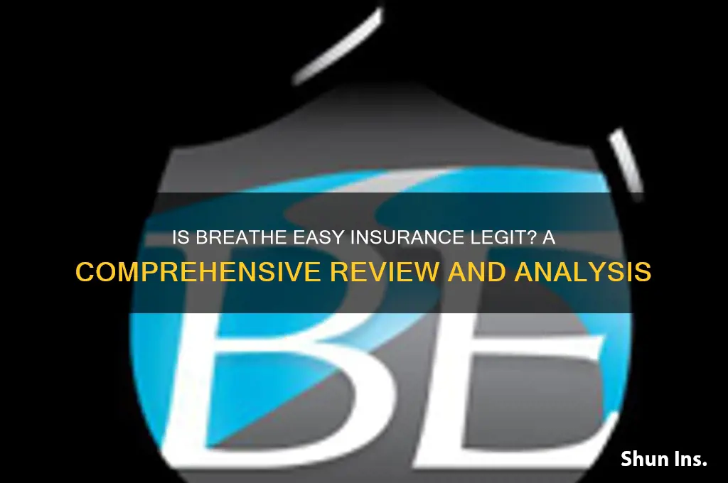 is breathe easy insurance legit