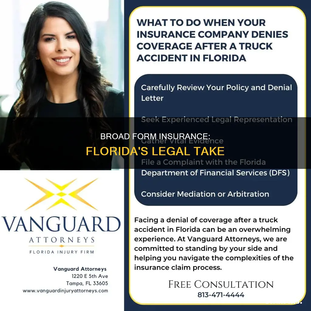 is broad form insurance legal in Florida