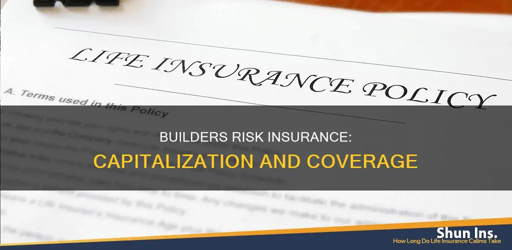 is builders risk insurance capitalized