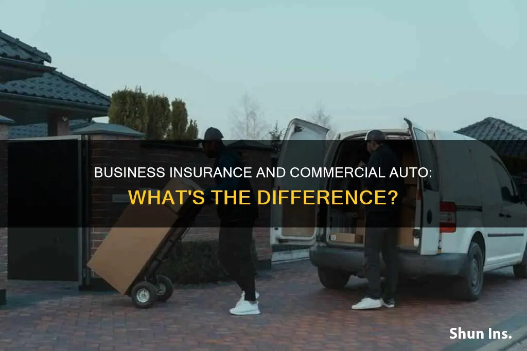 is business insurance same as commercial auto