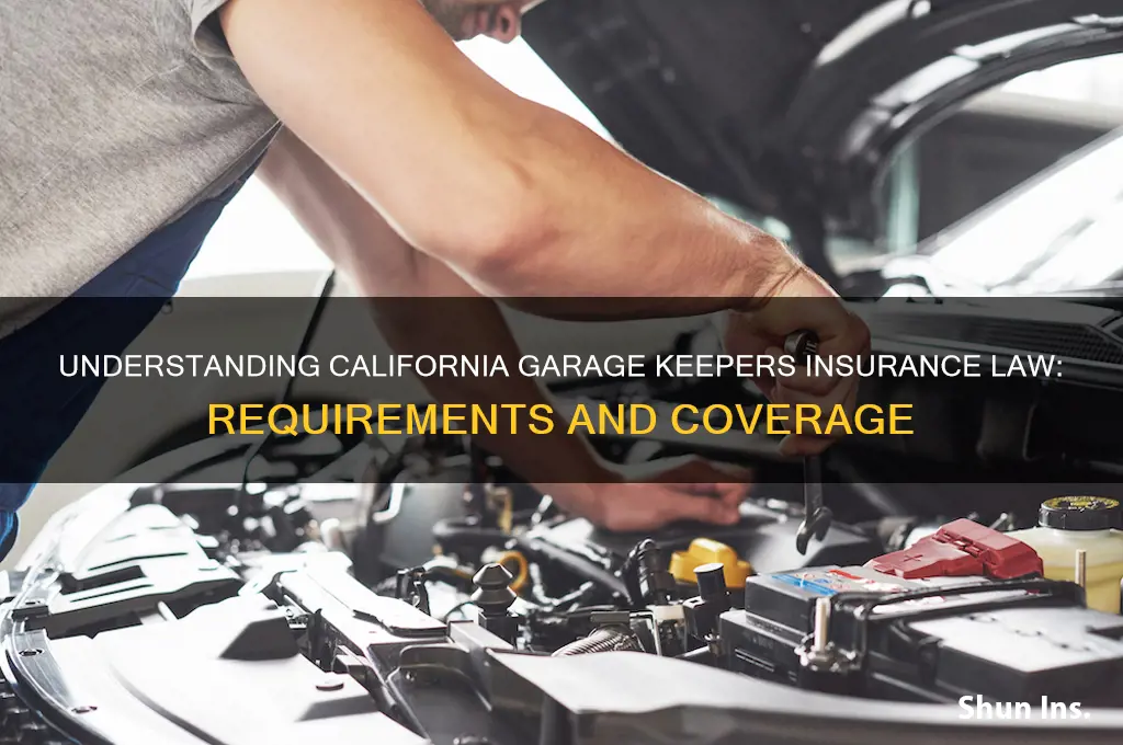 is california garage keepers insurance law