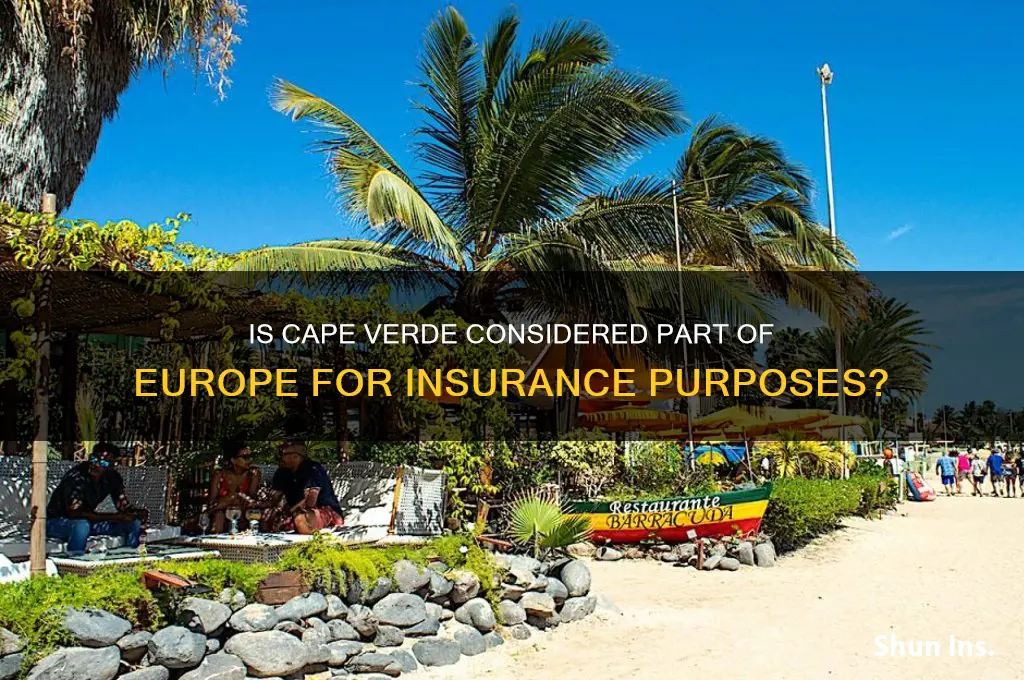 is cape verde classed as europe for insurance