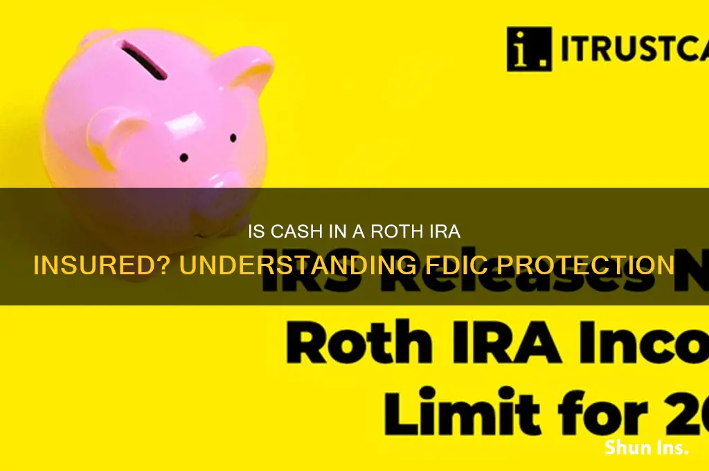 is cash in a roth ira insured