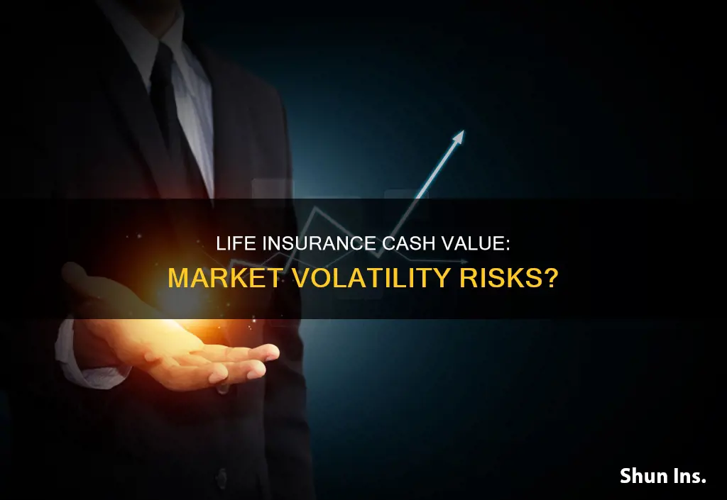 is cash value life insurance volitale to market