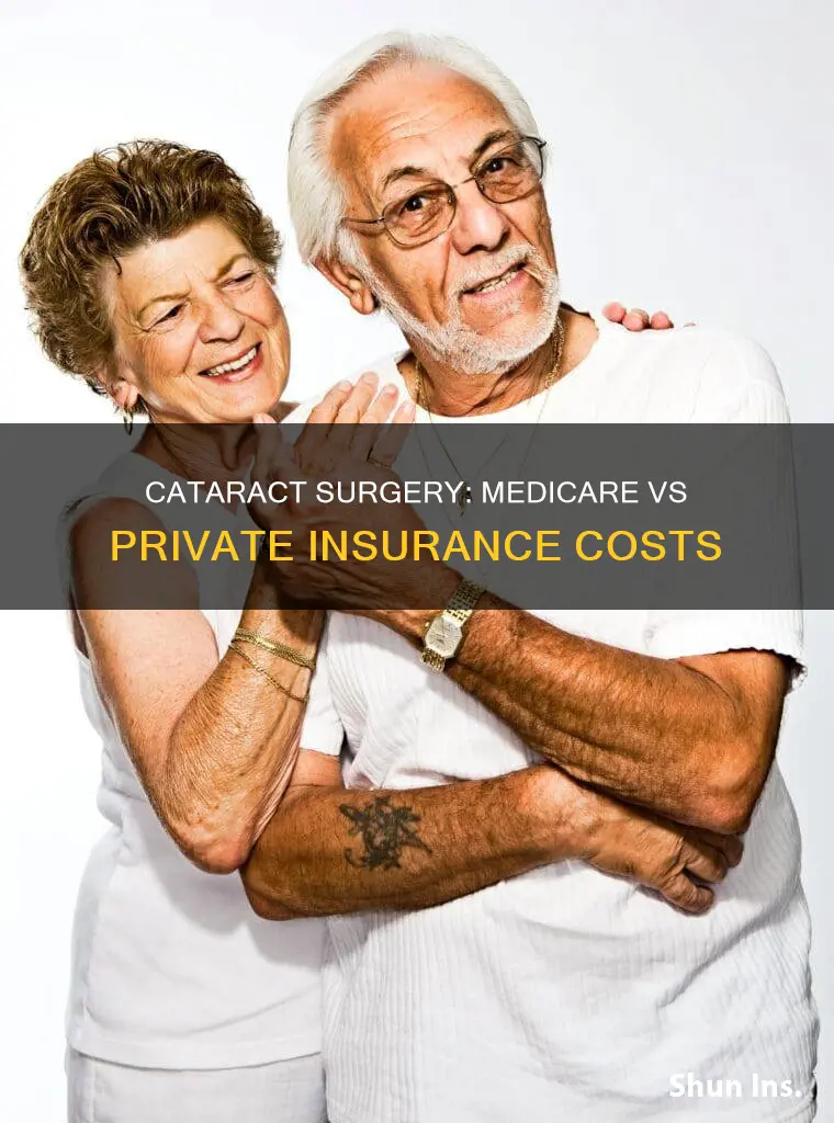 is cataract surgery cheaper with medicare or private insurance