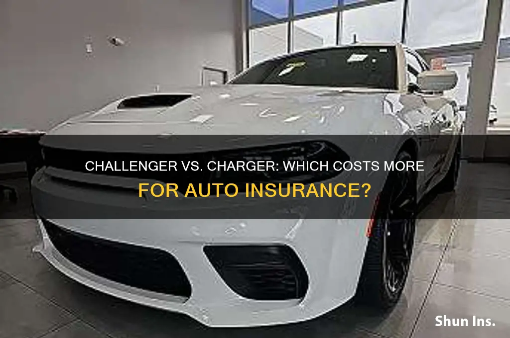 is challenger more than charger for insurance