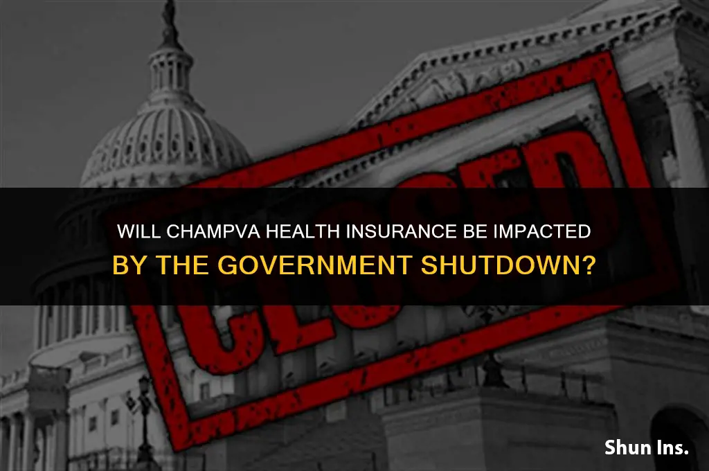 is champva health insurance affected by the government shutdown