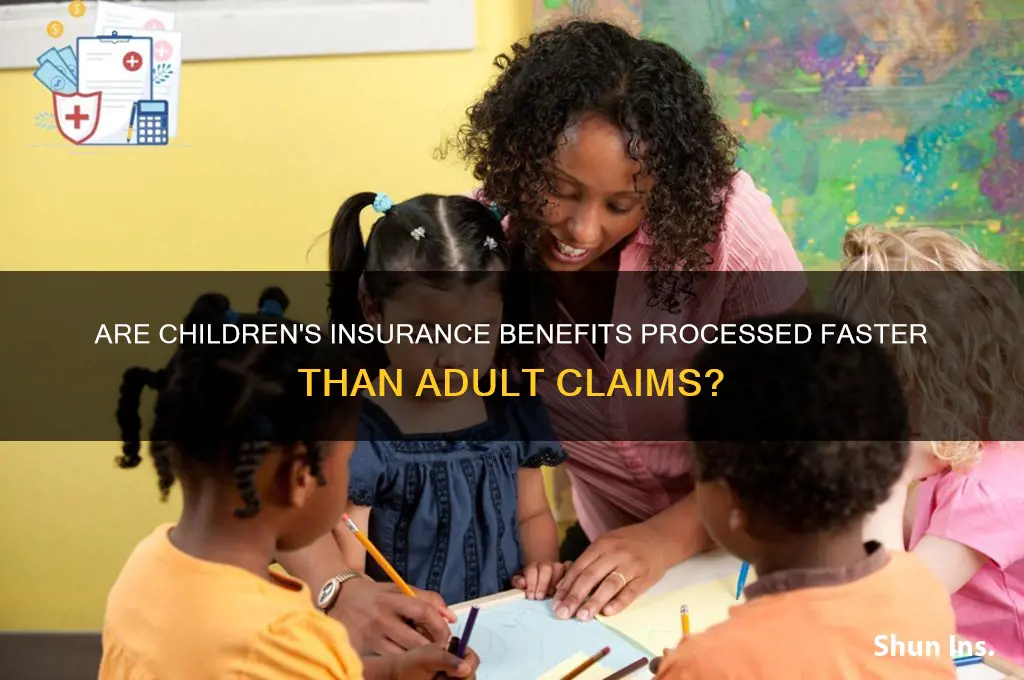 is chidlrens insurance benefits faster
