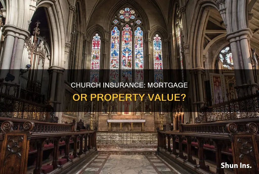 is church insurance based on mortgage or property value