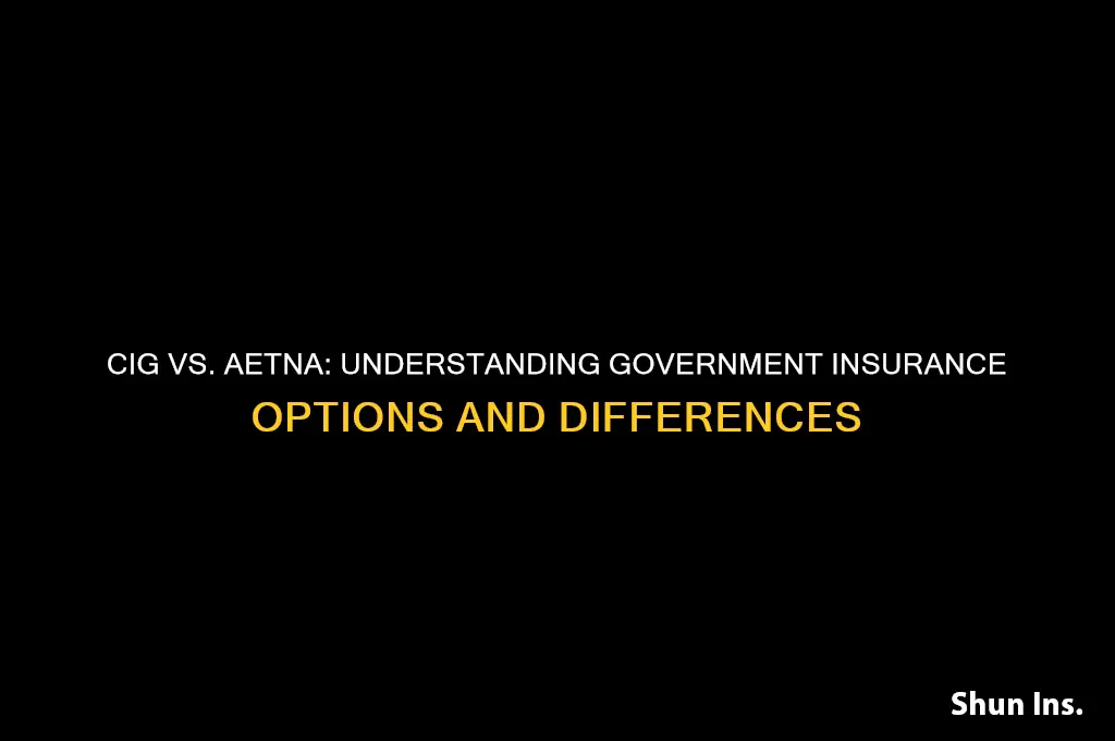 is cig a or aetna government insurance