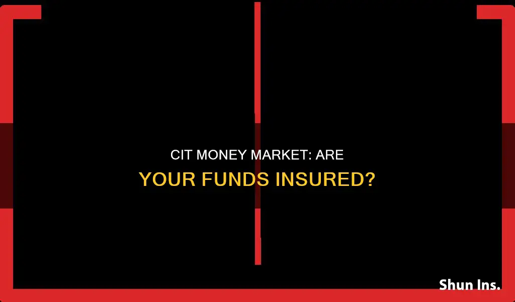 is cit money market insured