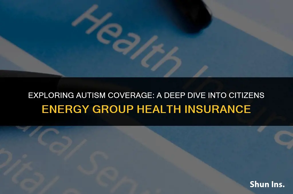is citizens energy group health insurance cover autism