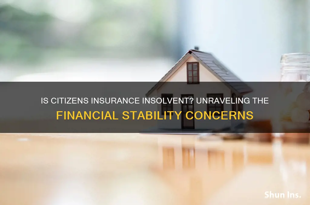 is citizens insurance insolvent