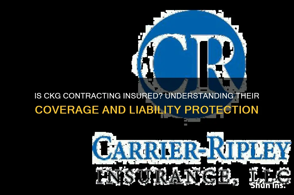 is ckg contracting insured