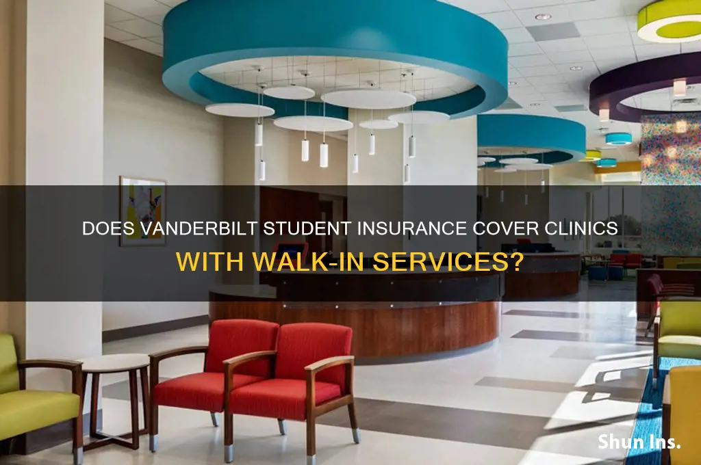 is clinc walk in coveru nder vanderbilt student insurance