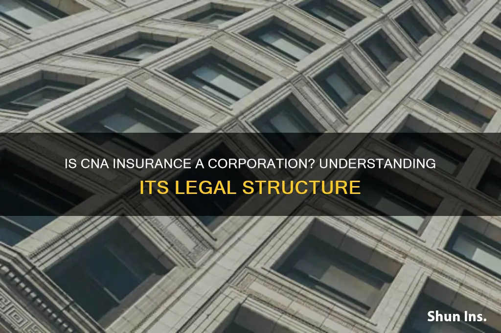 is cna insurance a corporation
