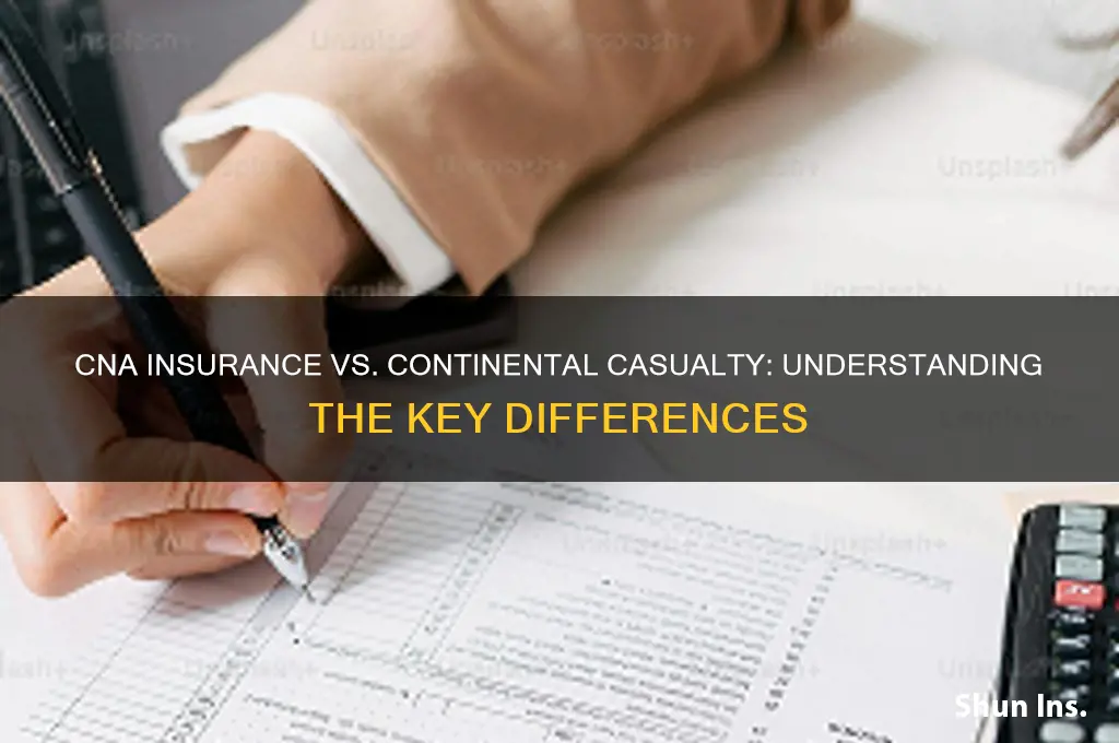 is cna insurance the same as continental casualty