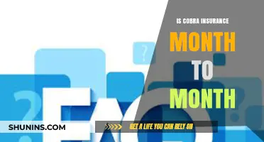 Is Cobra Insurance Month-to-Month? Understanding Your Coverage Options