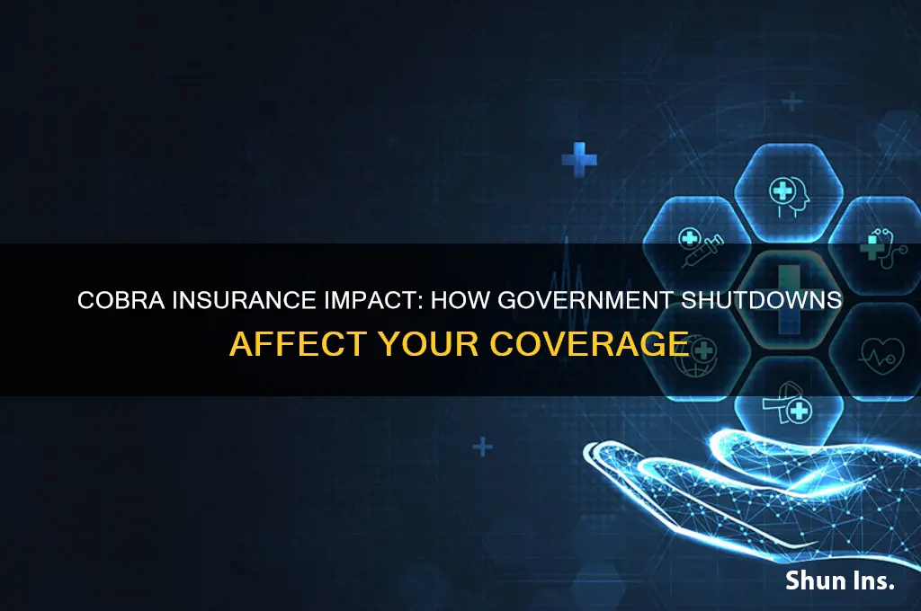 is cobra insurance part of goverment shut down