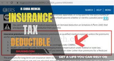 Cobra Medical Insurance: Tax Deductible or Not?