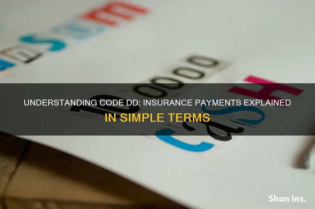 is code dd the amount i paid for insurance