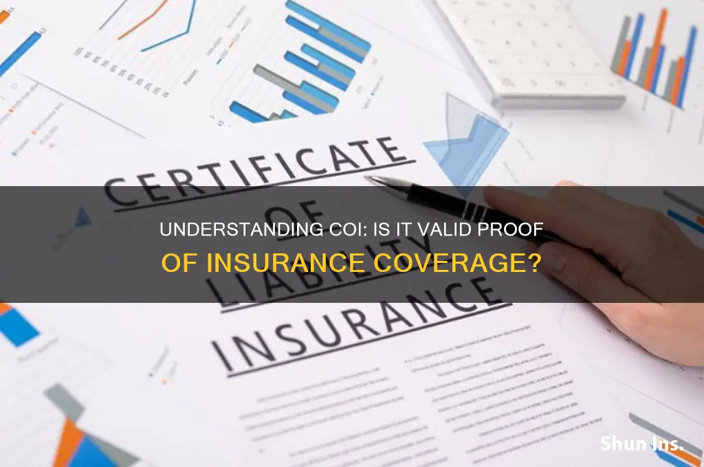 is coi proof of insurance