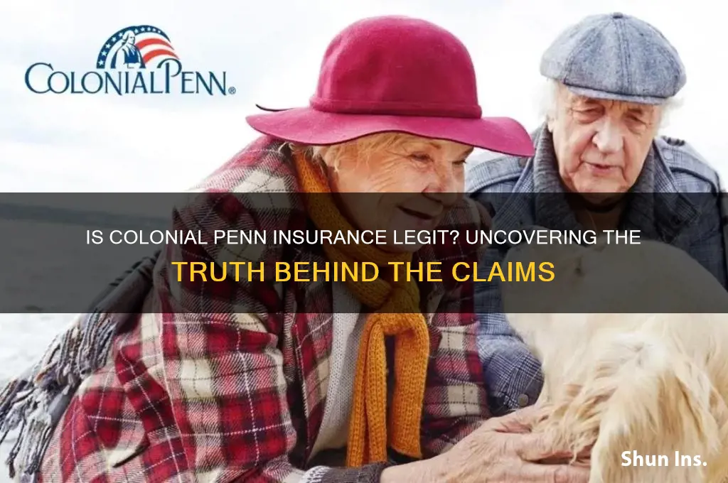 is colonial penn insurance legit